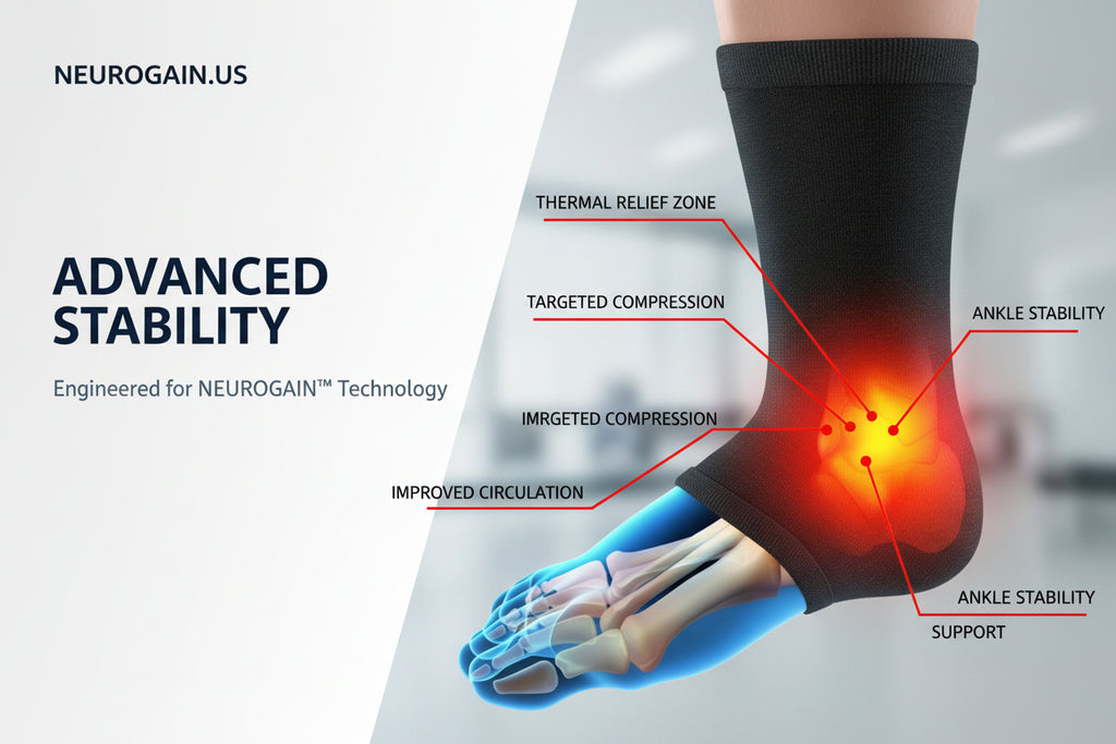 Neurogain.us™ Ankle Support Brace