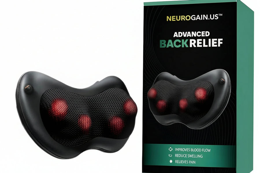 Smart NMES Back Massager cushion device