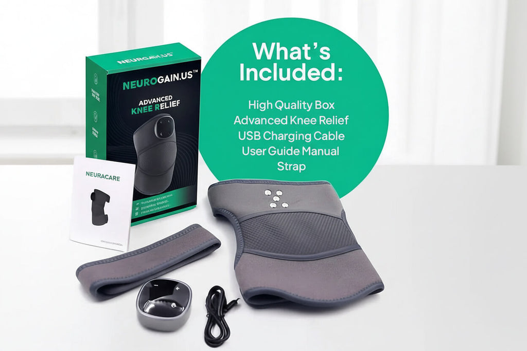 Neurogain.us™ Knee Relief Smart NMES Knee Massager