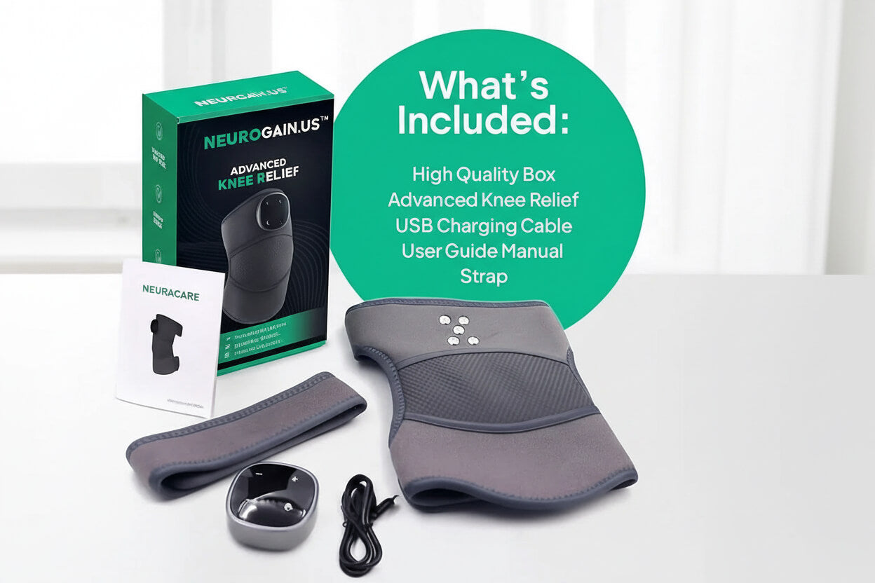 Neurogain.us™ Knee Relief Smart NMES Knee Massager