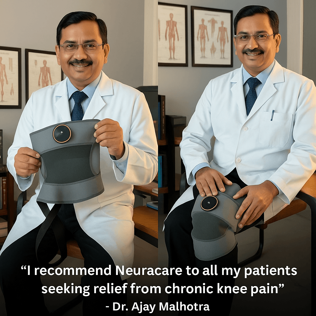 Neurogain.us™ Knee Relief Smart NMES Knee Massager